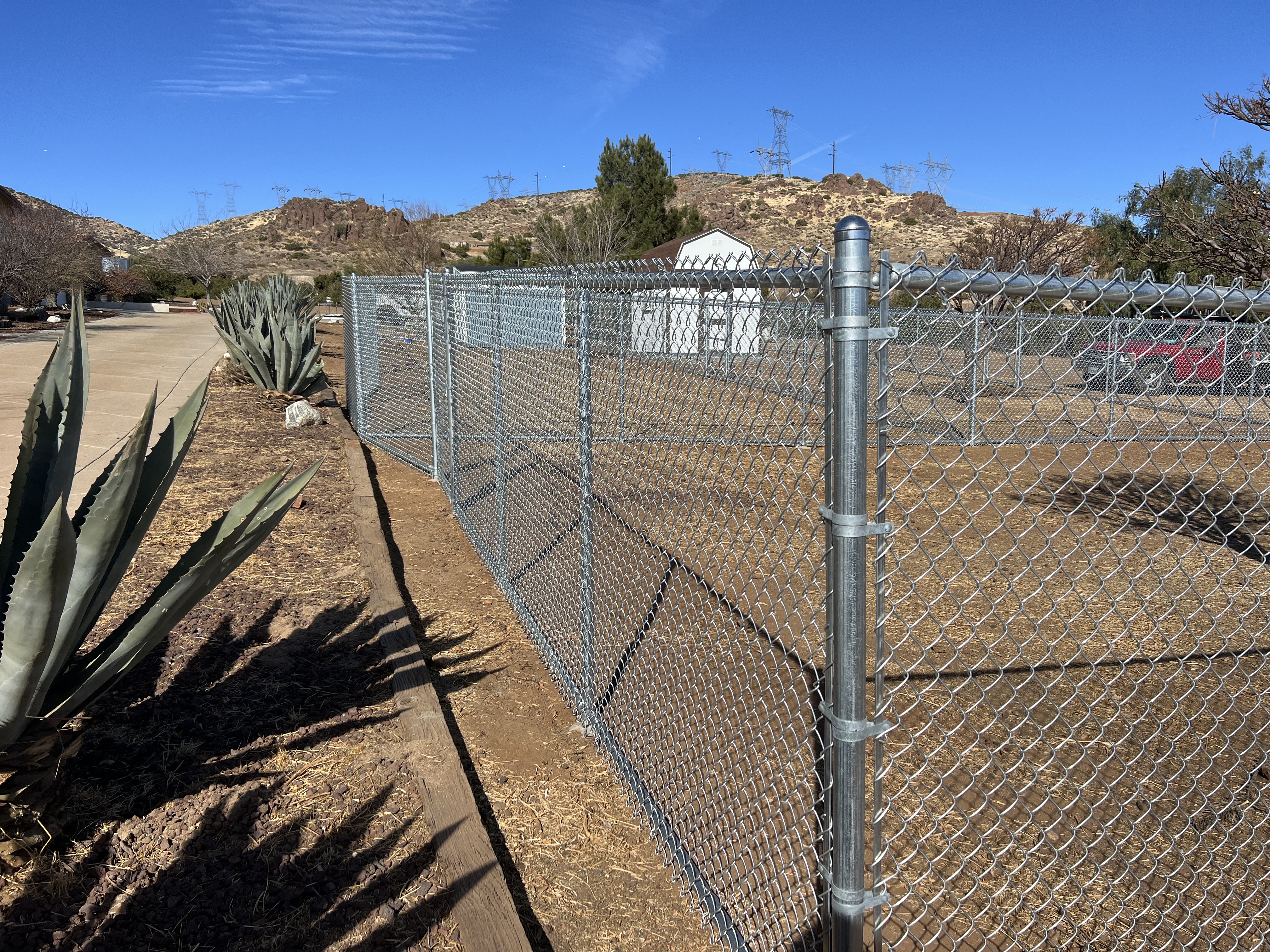 Chain-Link Fence Installation