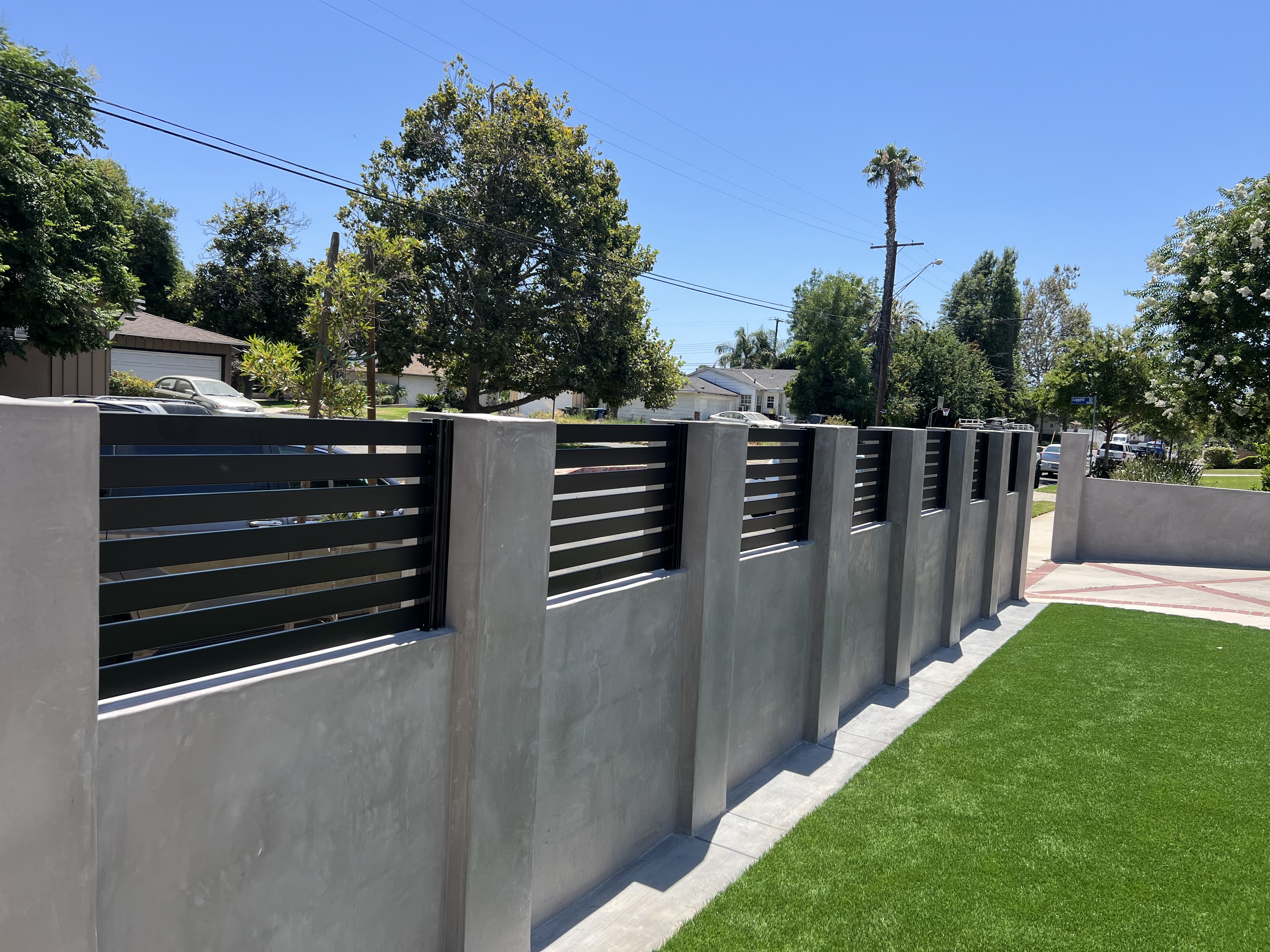 Aluminum Fence Installation